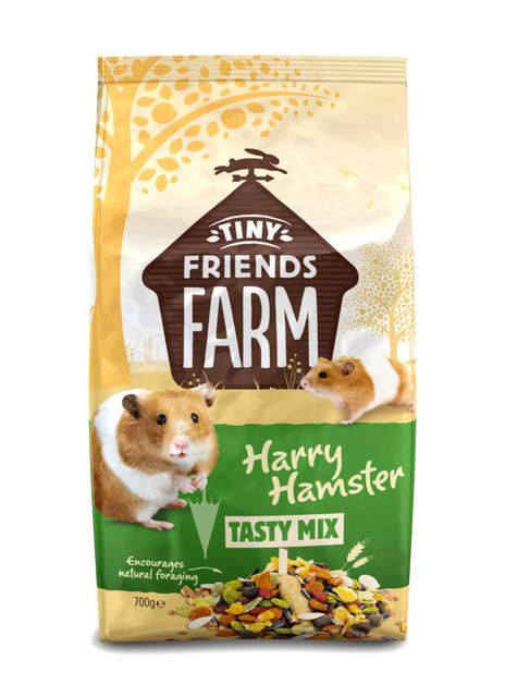 Fferm Tiny Friends Harry Hamster 6x700g