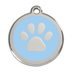 Paw Print Light Blue - Large