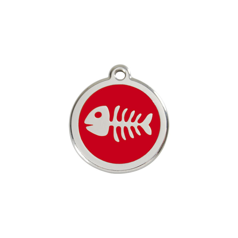 Fish Skeleton Red  - Small