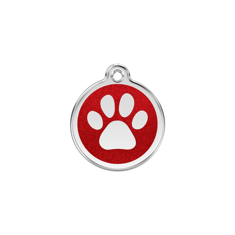 Paw Print Red - Large