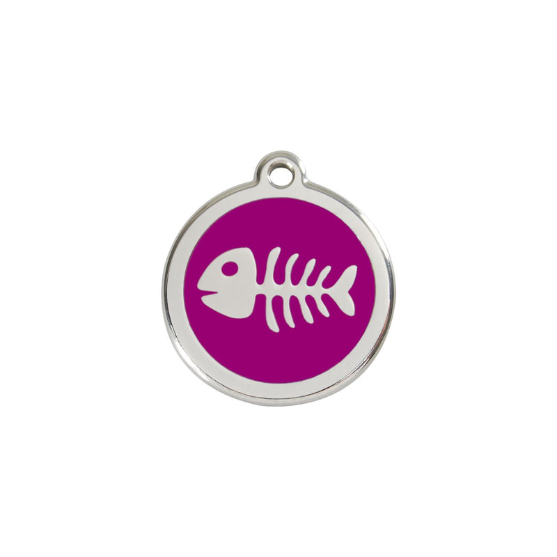 Fish Skeleton Purple - Small