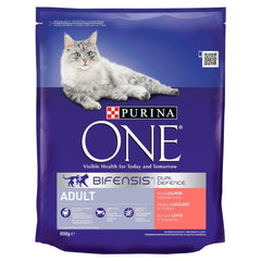 Purina One Adult Cat Salmon W/G 4x800g