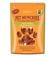 Pet Munchies Dog Treat Duck Twist 8x80g