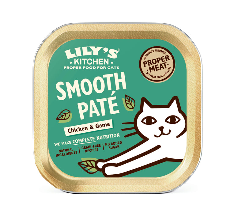 Lilys Kitchen Cat Smth Pate ChkGm 19x85g