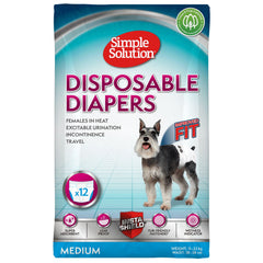 S Solution Bitch Disposable Diapers x12