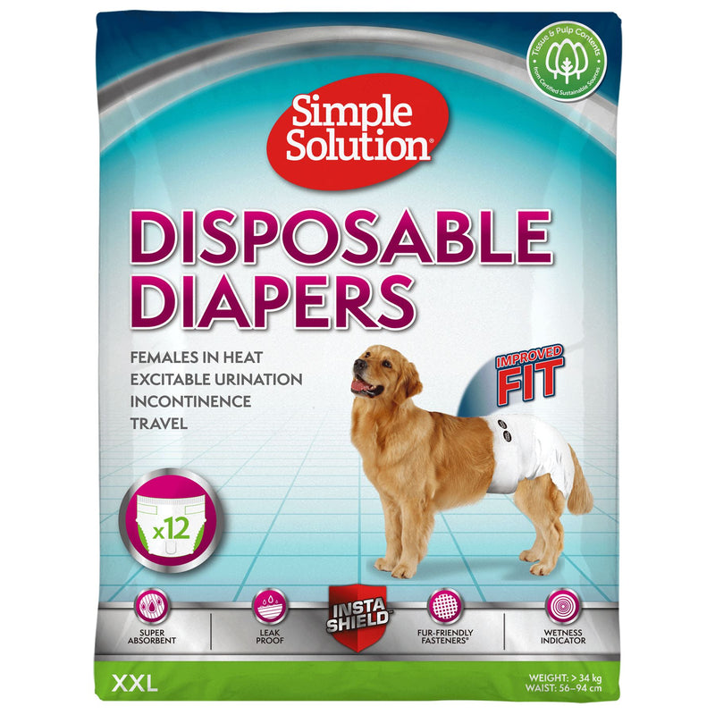 S Solution Bitch Disposable Diapers x12