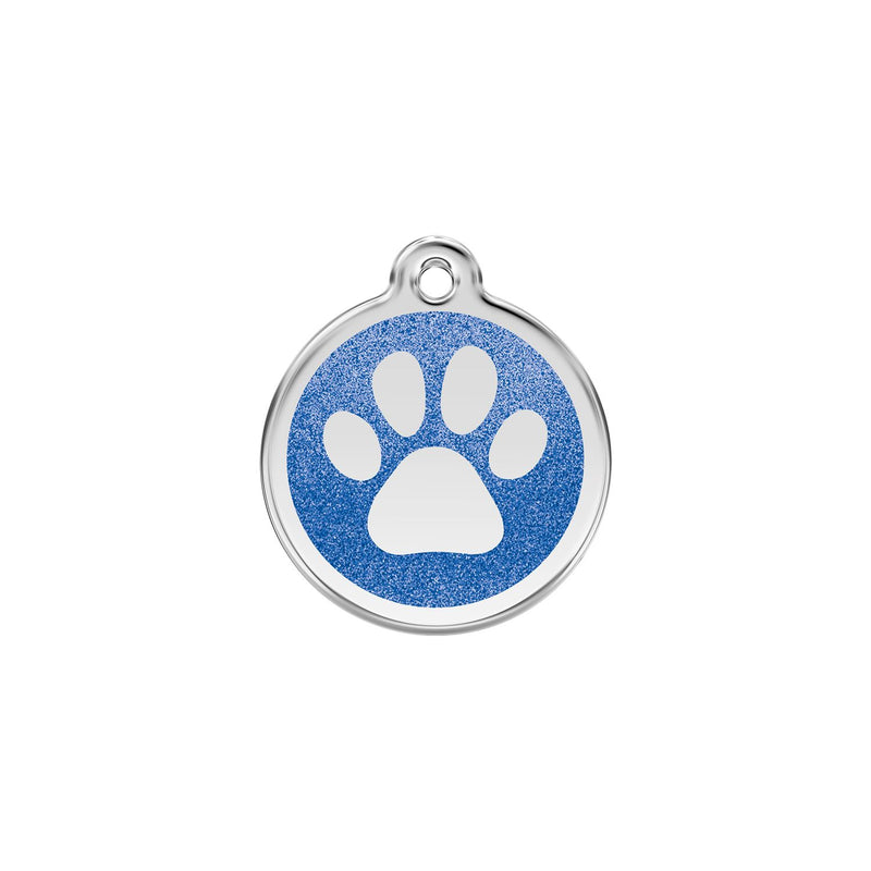 Paw Print Navy - Large