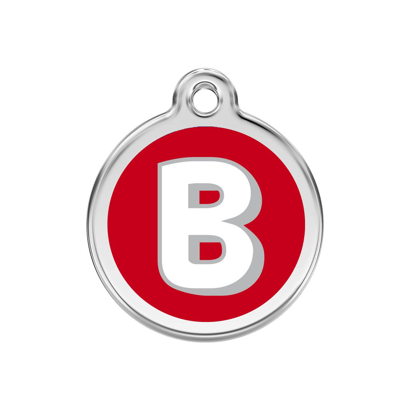 Alphabet Tag Letter B Red - Large