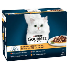 Deuawd Gourmet Perle Connisseur 4x12x85g