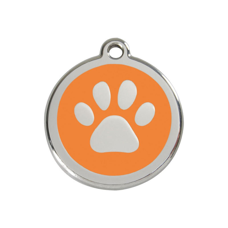 Paw Print Orange - Medium