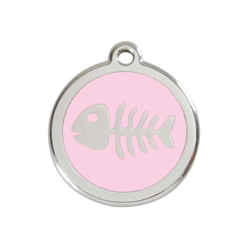 Fish Skeleton Pink - Medium