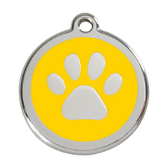 Paw Print Yellow - Large