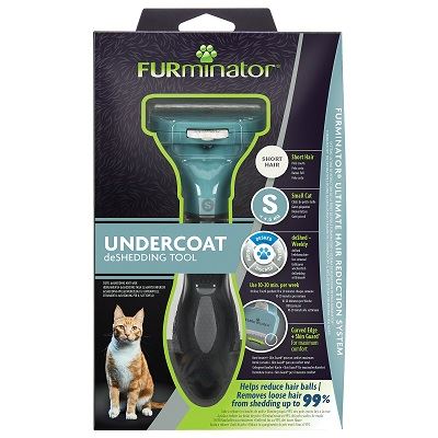 FURminator Undercoat Gwallt Byr Sml Cat