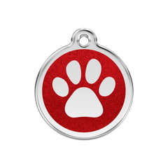 Paw Print Red - Large