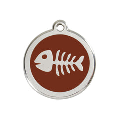 Fish Skeleton Brown - Medium