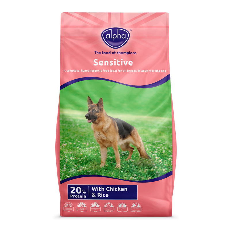 Alpha Sensitive Chicken & Rice - 15KG