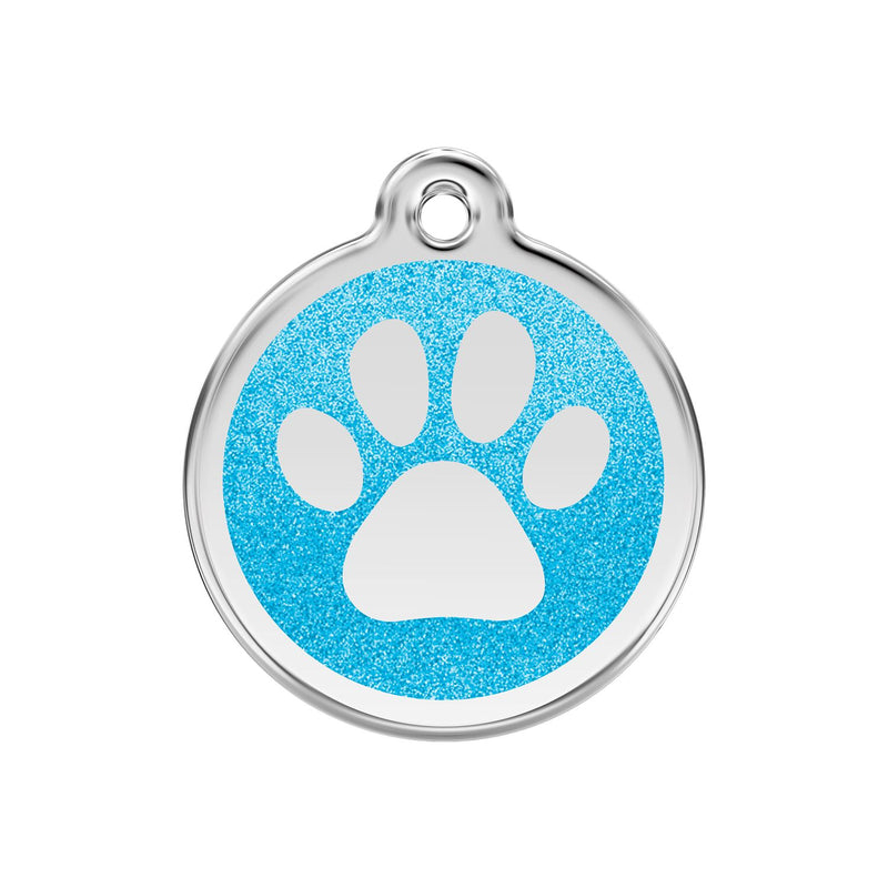 Paw Print Aqua - Large