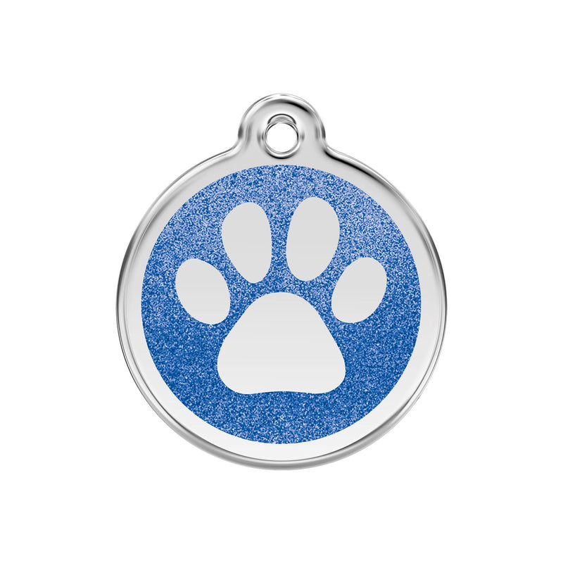 Paw Print Navy - Large