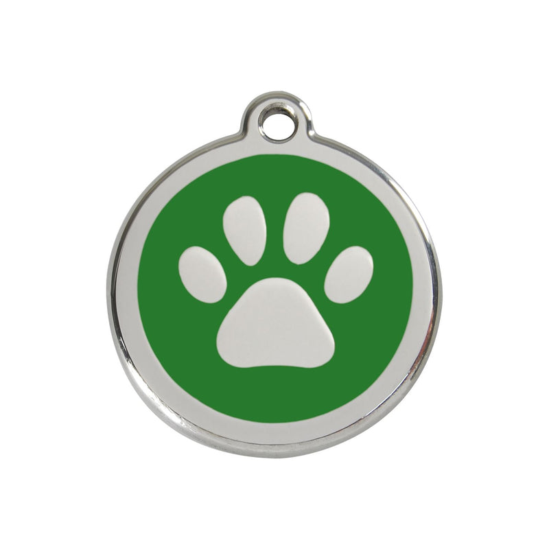 Paw Print Green - Medium