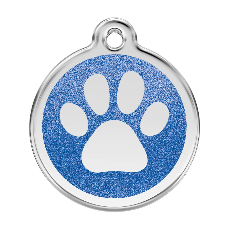 Paw Print Navy - Large