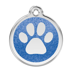 Paw Print Navy - Large