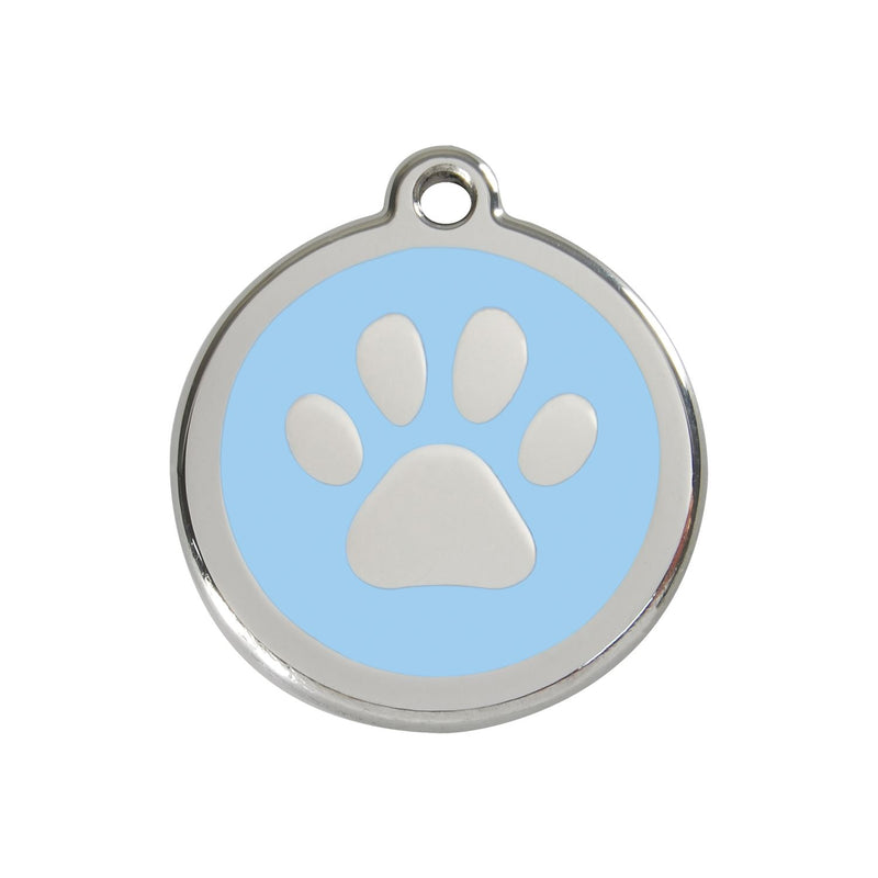 Paw Print Light Blue - Medium