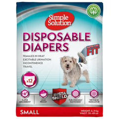 S Solution Bitch Disposable Diapers x12