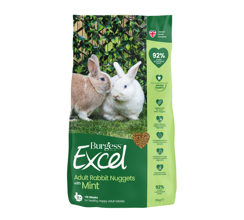 Burgess Excel Rabbit Nuggets - 10KG