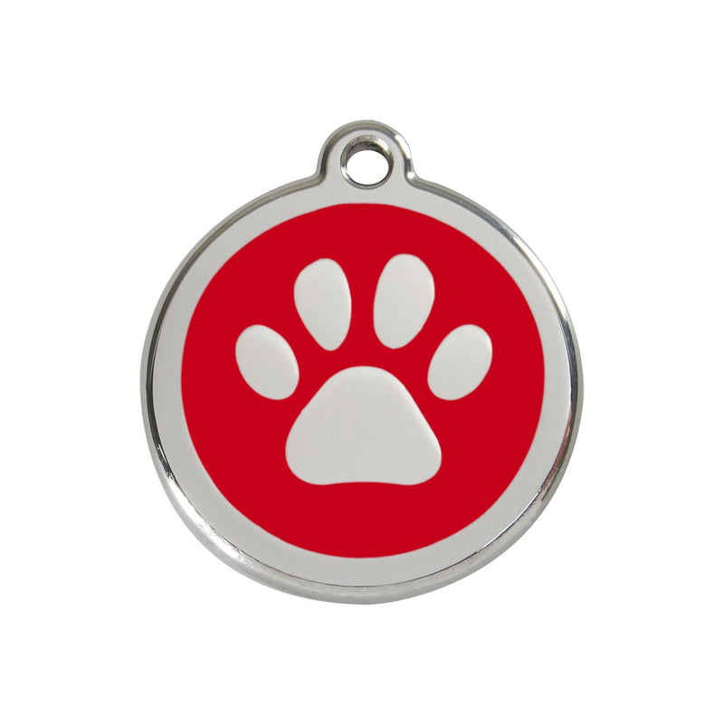 Paw Print Red  - Medium