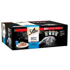 Sheba Pch Sel Sleisen Pysgod CIG 80x85g