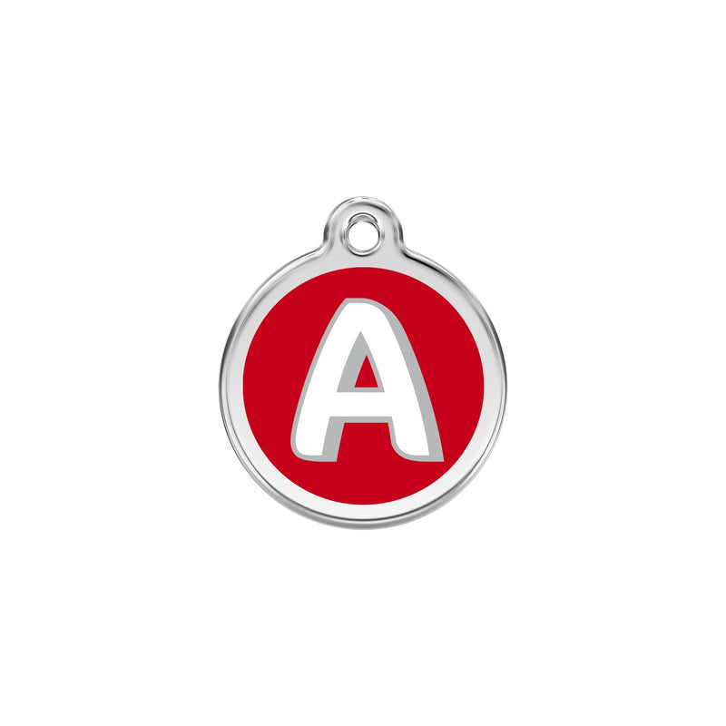 Alphabet Tag Letter A Red - Large