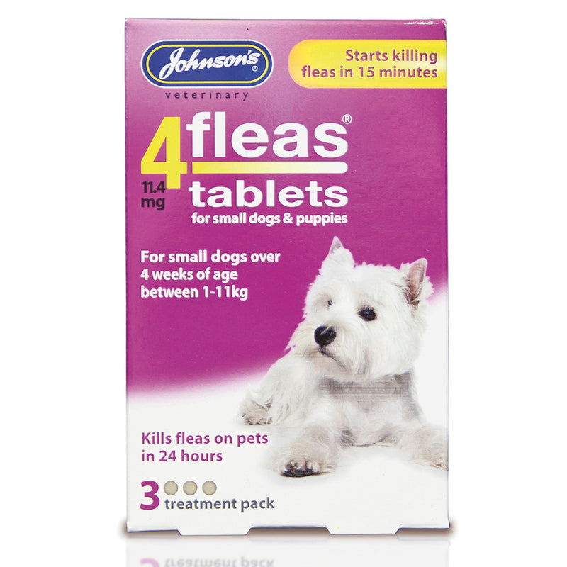 Ci Tabs JVP 4Fleas x3(6x11.4mg)(&lt;11kg)