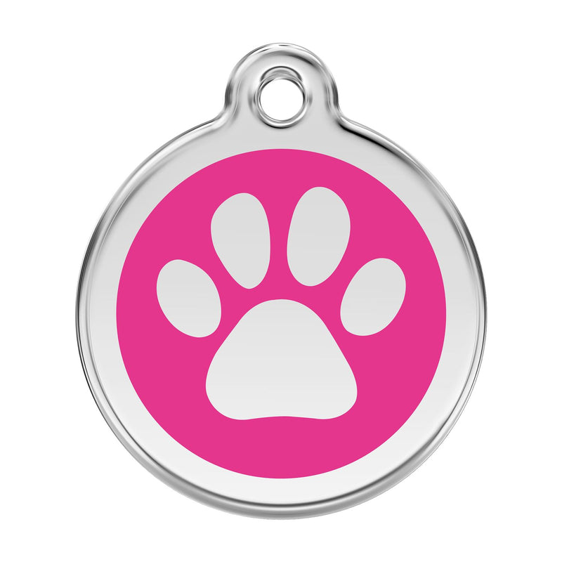 Paw Print Hot Pink - Large