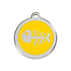 Fish Skeleton Yellow - Medium