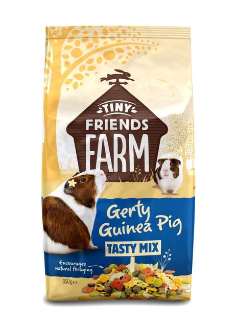 Fferm Tiny Friends Gerty Guinea Mochyn Bwyd - 6x850g