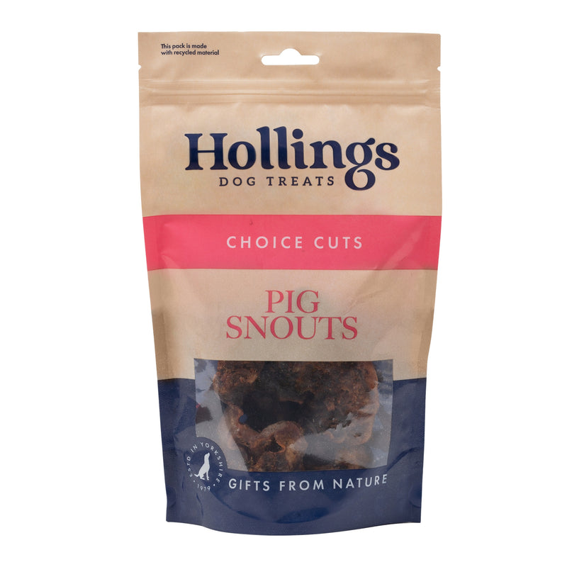 Hollings 100% Trwynau Moch Nat 8x120g