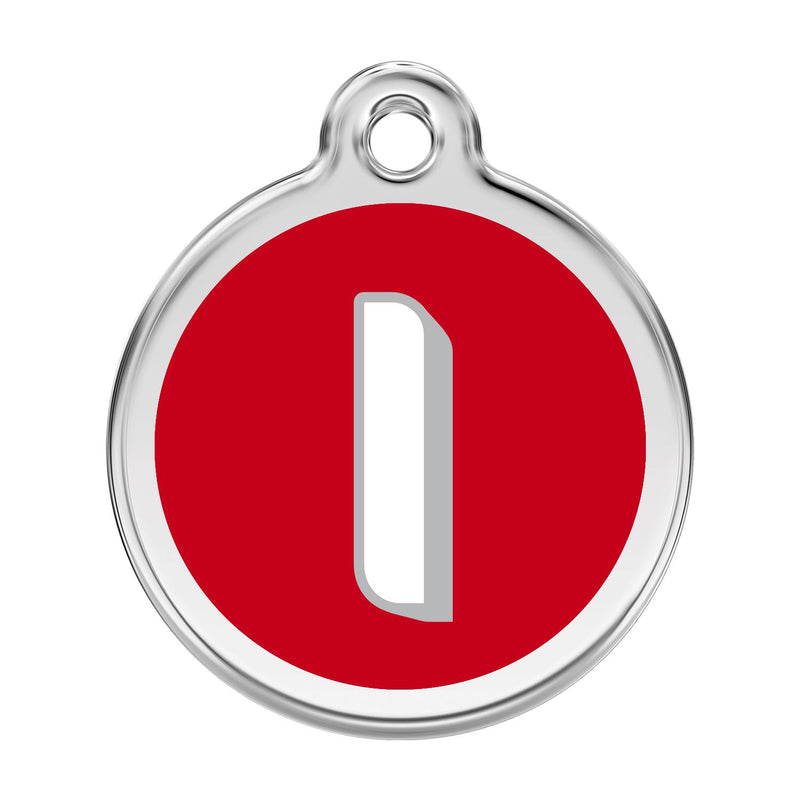 Alphabet Tag Letter I Red - Large