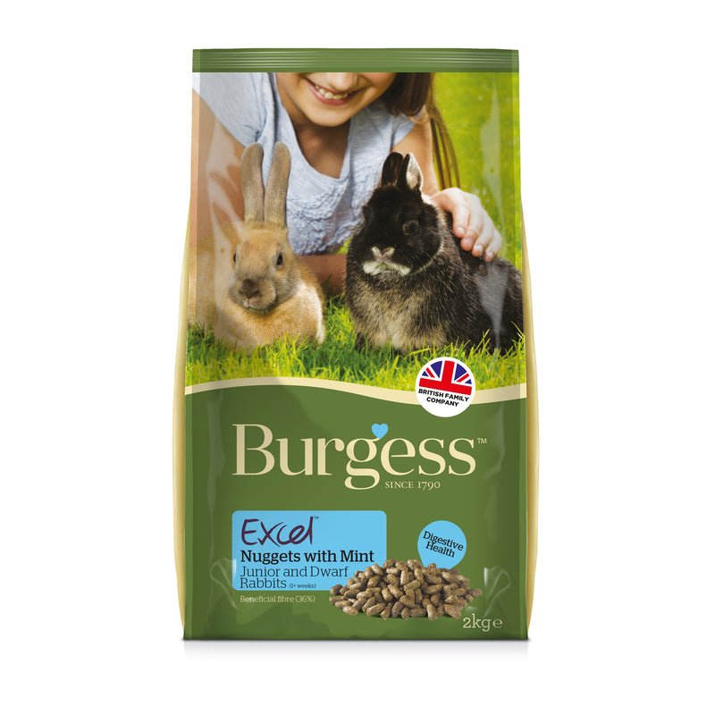 Burgess Excel Rabbit Junior & Dwarf - 10KG