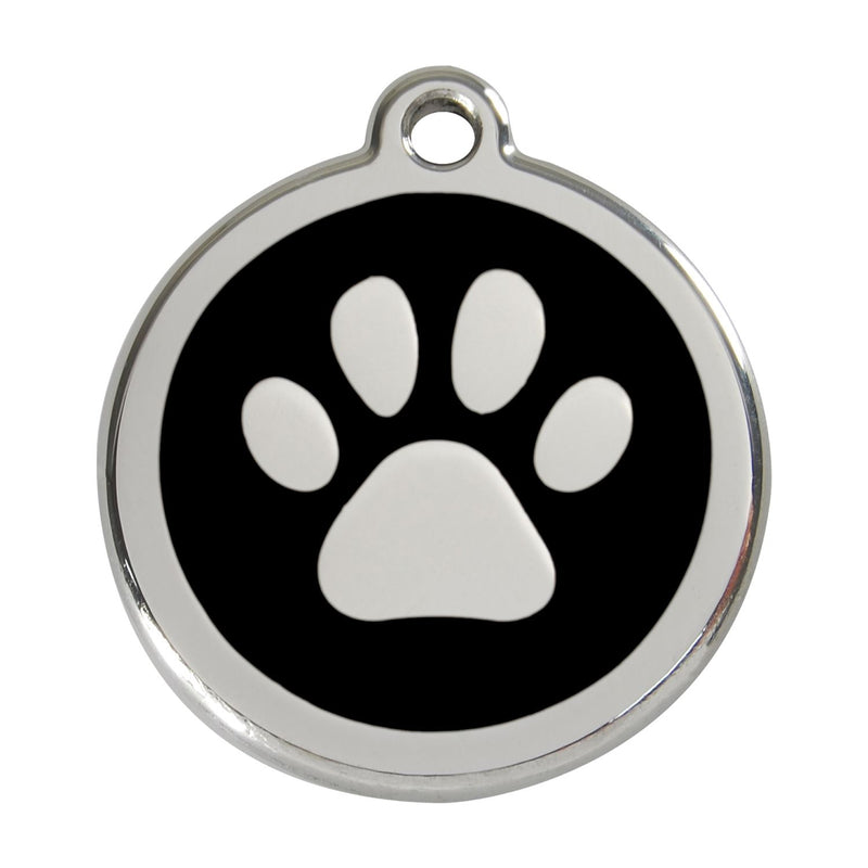 Paw Print Black - Large