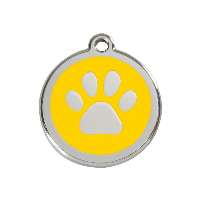 Paw Print Yellow - Medium