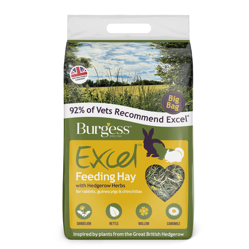 Burgess Excel Feeding Hay Hedgerow Herbs - 3KG