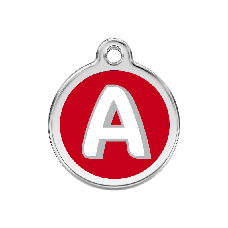 Alphabet Tag Letter A Red - Large