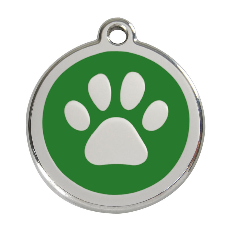 Paw Print Green - Large