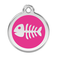 Fish Skeletton Hot Pink - Large