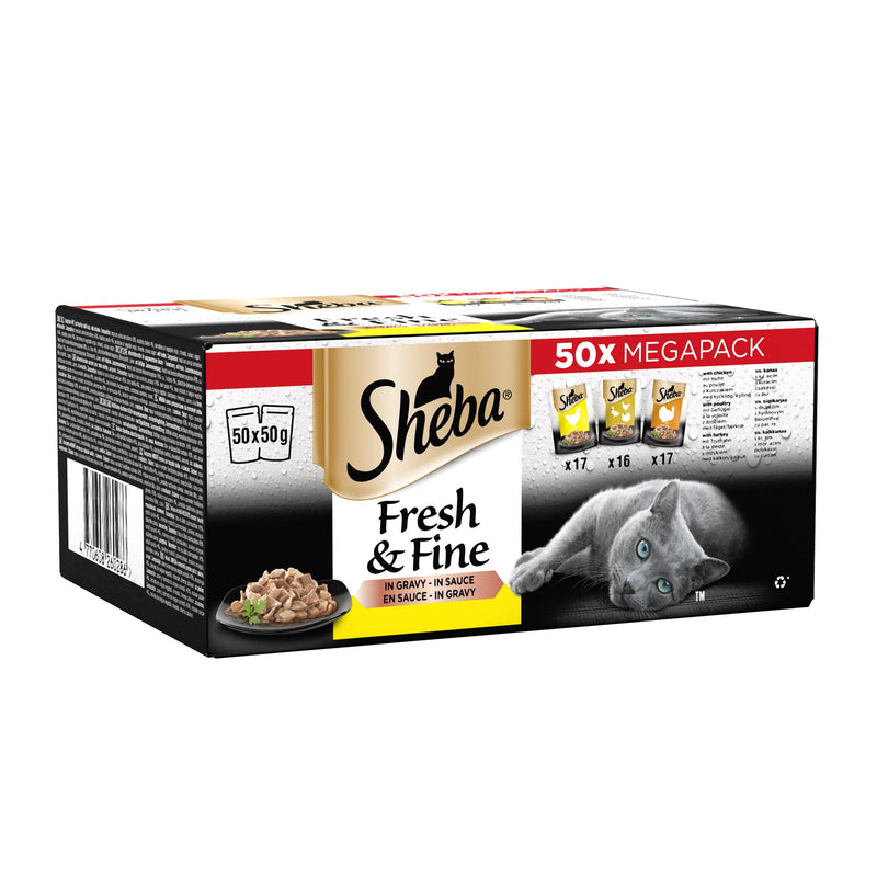 Sheba Pch Fresh &amp; Fine Plty CIG 50x50g