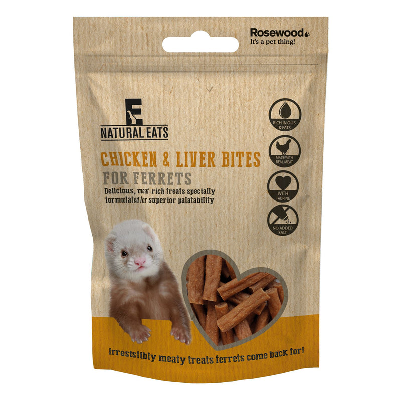 Naturals Ferret Bites Chick & Liver x12