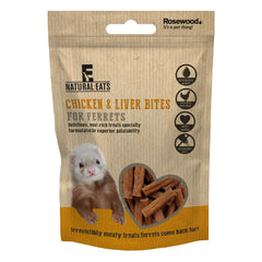 Naturals Ferret Bites Chick & Liver x12