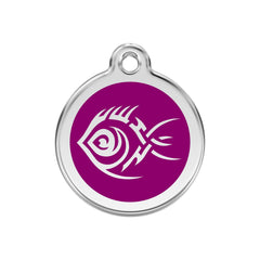 Tribal Fish Purple - Medium