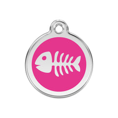 Fish Skeletton Hot Pink - Medium