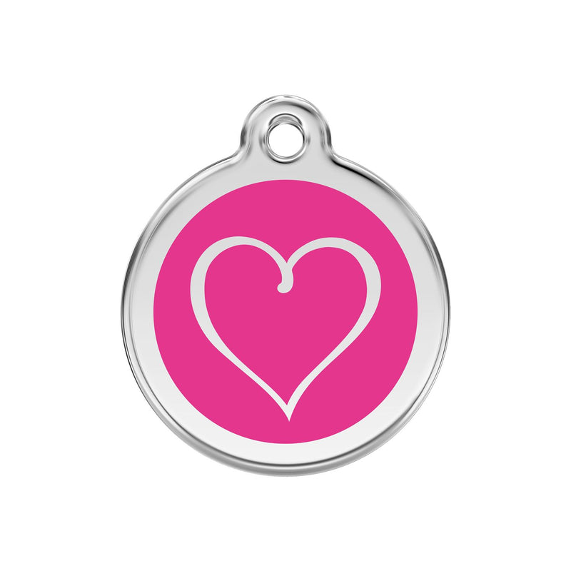 Tribal Heart Hot Pink - Medium